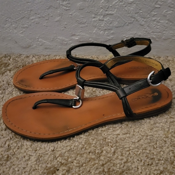 Coach Sandals Size 7 - Picture 1 of 7